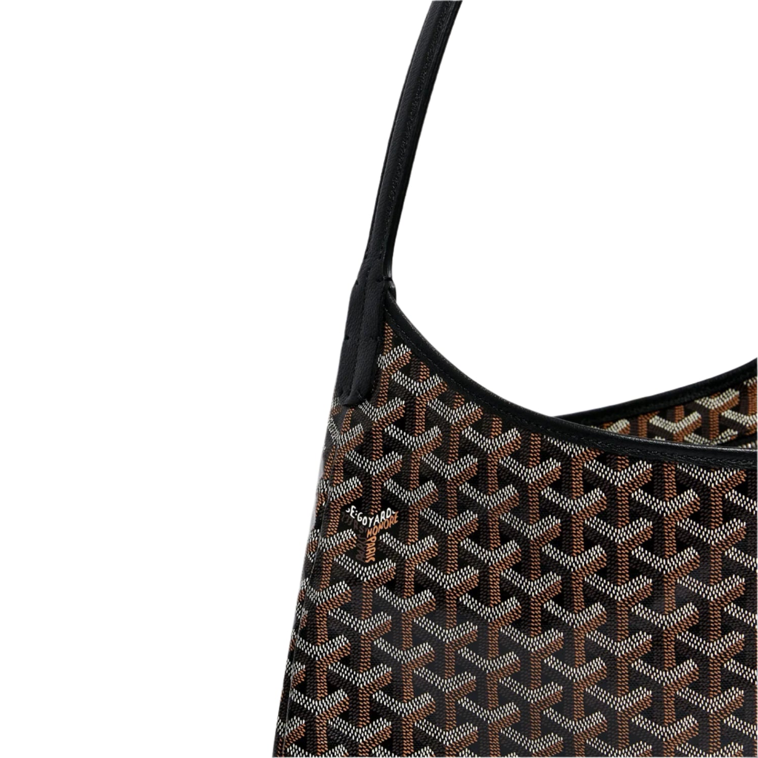 Goyard  Goyardine Boheme Hobo Black