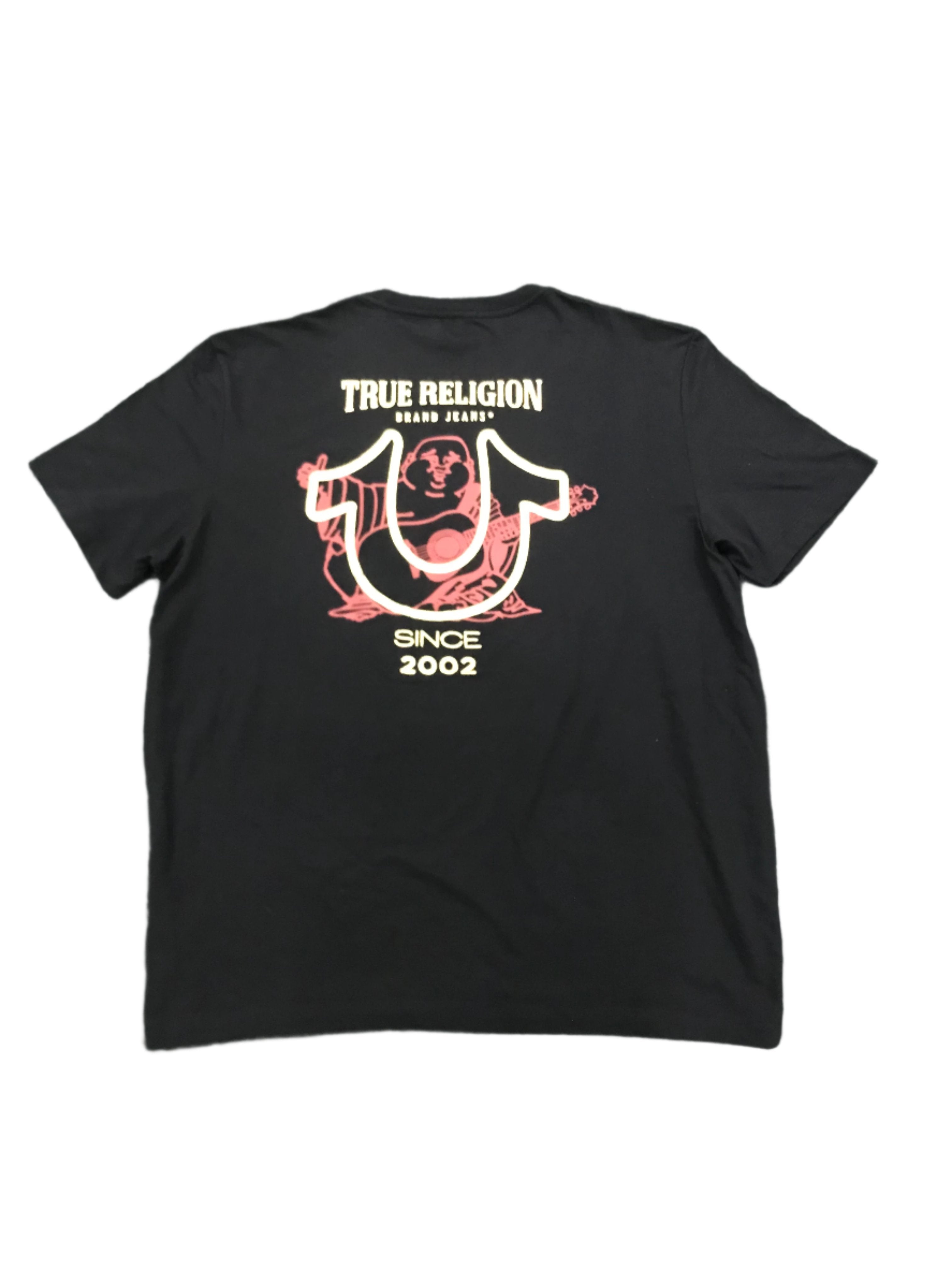 True Religion Men's Metallic Gold Buddha T-Shirt – shoegamemanila