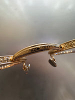 Load image into Gallery viewer, Chrome Hearts Honey Dipped Glasses (Gold Frame)
