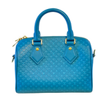 Load image into Gallery viewer, Louis Vuitton Nanogram Speedy Bandoulière 20 2WAY Handbag Turqoise (Pre-loved)
