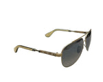 Load image into Gallery viewer, Chrome Hearts Jack Addict Aviator Sunglasses with a Goldtone Metal Frame (Like New)
