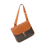 Load image into Gallery viewer, Goyard Coursier Messenger bag Black &amp; Tan
