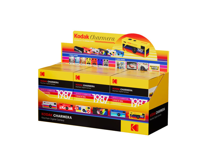 Kodak CHARMERA Digital Camera Keychain Sealed Case 6 Blind Box (Sold per piece)