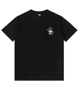 STUSSY CROWN BLACK TEE