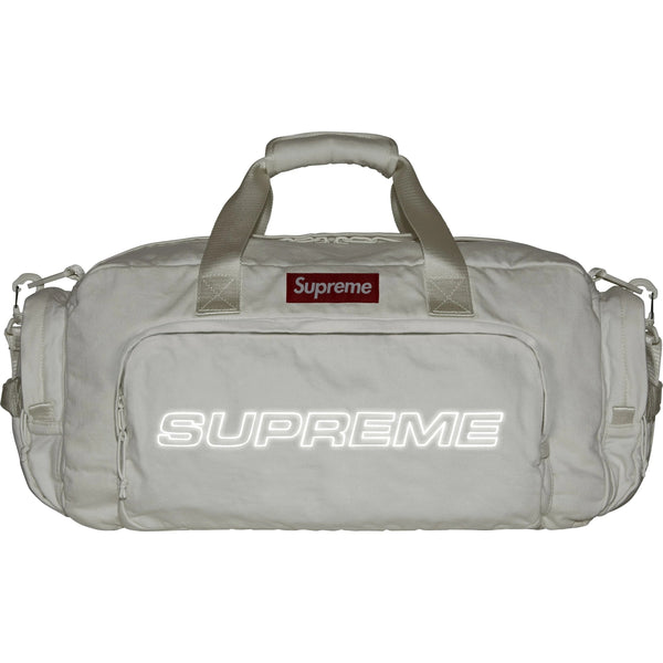 Supreme Denim Duffle Bag White – shoegamemanila