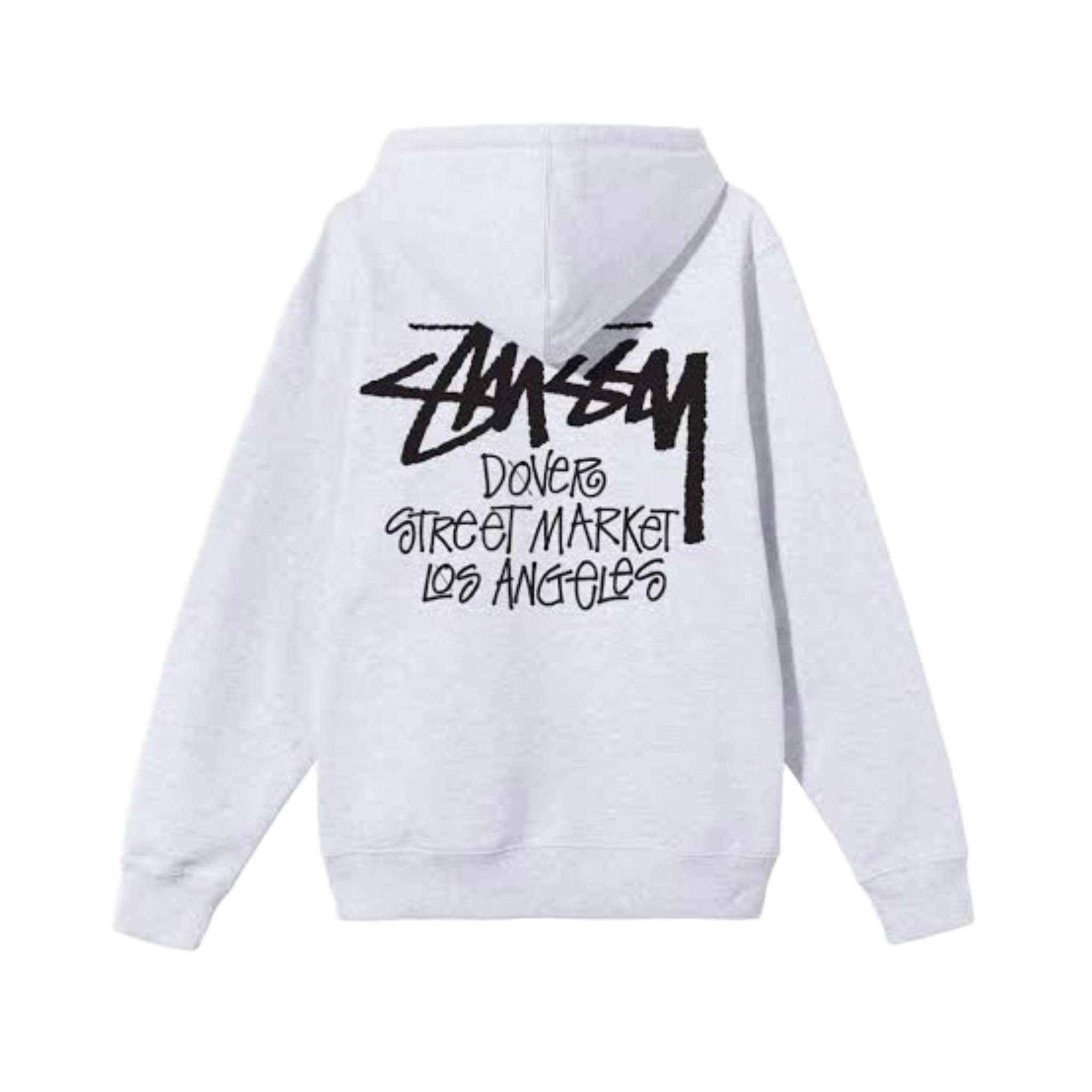 Stüssy DSM Men's Los Angeles Zip Hoodie Ash Heather – shoegamemanila