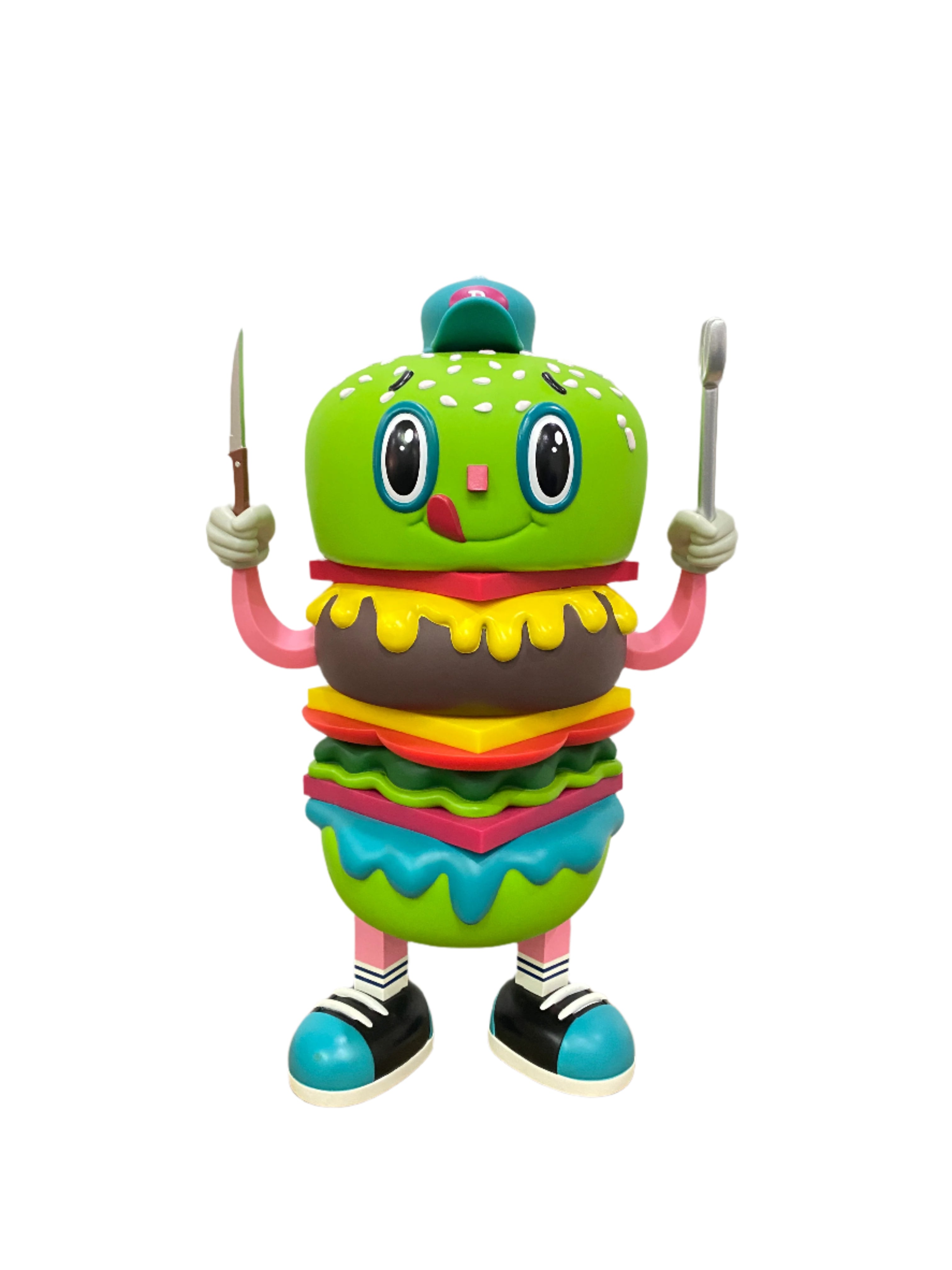 The Burgy (Green) by Christian Tamondong x Secret Fresh Gallery x ToyQube