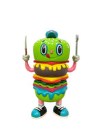Load image into Gallery viewer, The Burgy (Green) by Christian Tamondong x Secret Fresh Gallery x ToyQube
