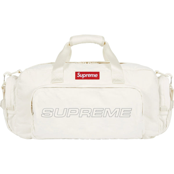 Supreme Denim Duffle Bag White – shoegamemanila