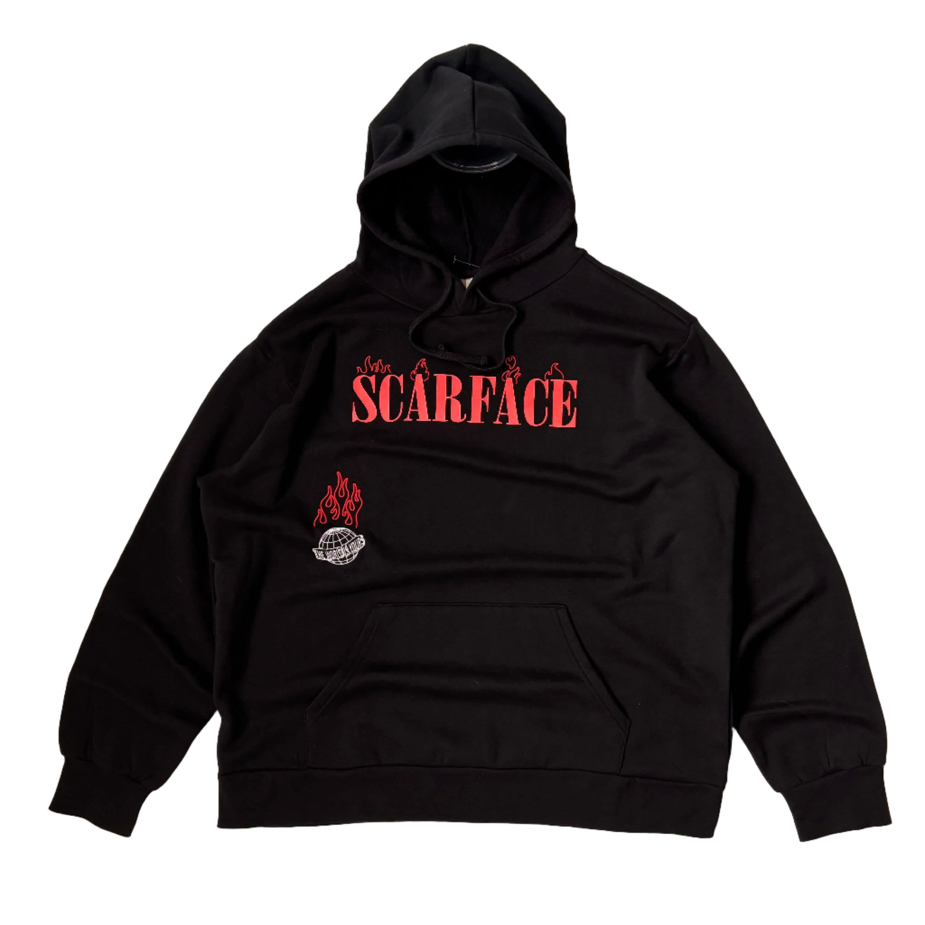 Scarface Tony Montana Black Red Hoodie