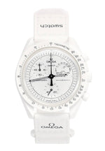 Load image into Gallery viewer, Swatch x Omega Bioceramic Moonswatch Mission To Moonphase Snoopy White
