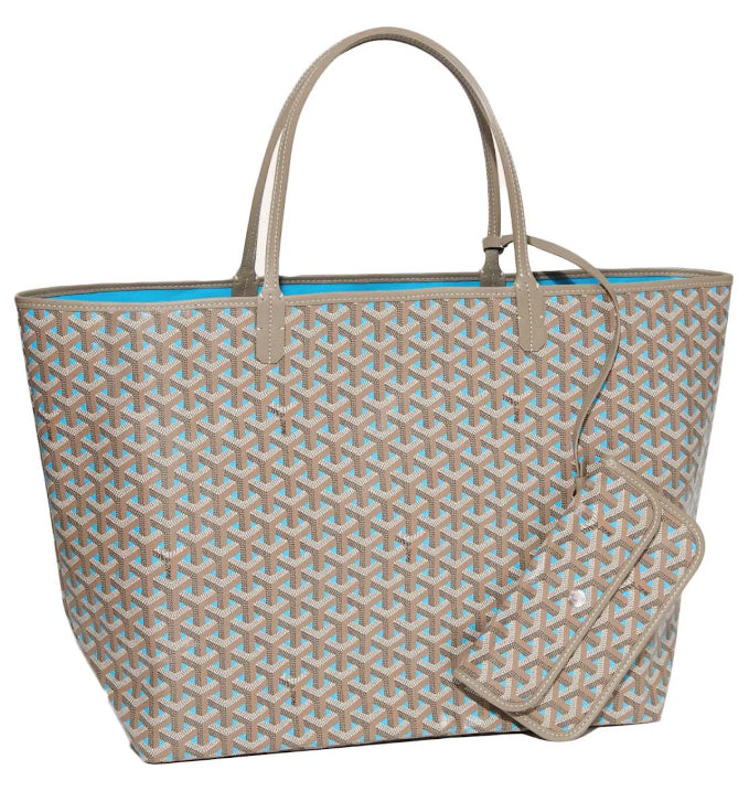 Goyard Saint Louis Claire-Voie GM Bag Turquoise