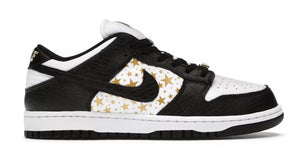 Nike SB Dunk Low Supreme Stars White Black