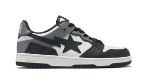 A Bathing Ape Sk8 Sta #5 Black White Grey