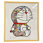 Load image into Gallery viewer, Takashi Murakami Sitting Doraemon Its hard every day, Nobita-kun Print (Signed, Edition of 300) FRAMED
