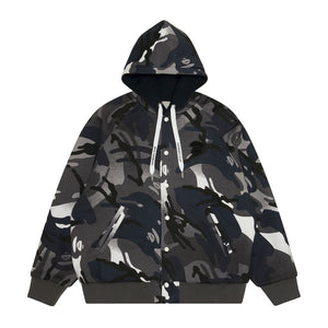 AAPE REVERSIBLE BUTTON HOODIE AAPSWMA395XAL