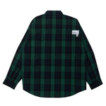 Load image into Gallery viewer, AAPE NOW CHECK LONG SLEEVE SHIRTS GREEN
