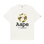 Load image into Gallery viewer, AAPE Moonface camo tee White/Yellow
