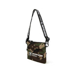 Load image into Gallery viewer, AAPE Moonface patch sacoche bag Army Green
