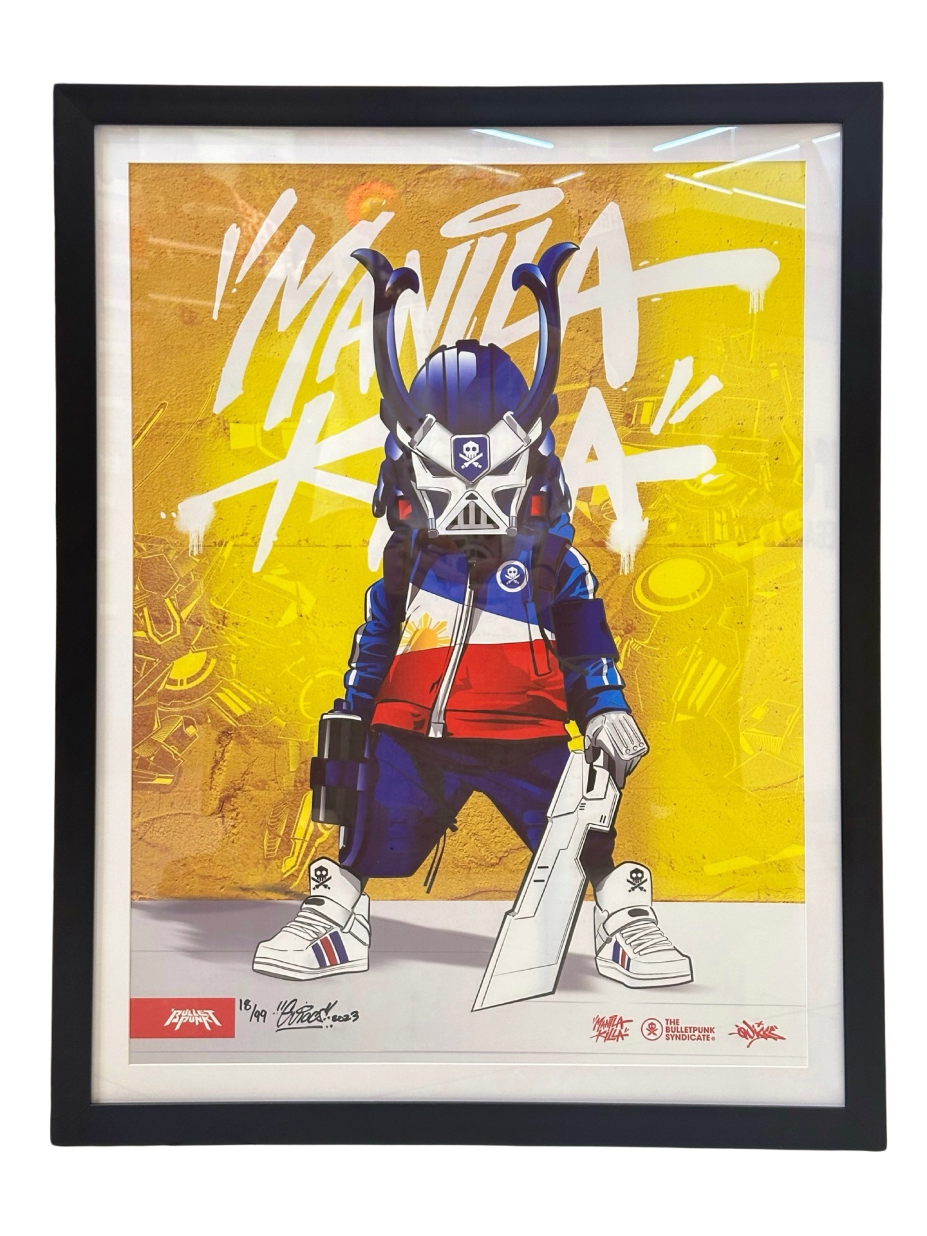 Quiccs Manila Killa 2023 Poster Yellow (Framed)