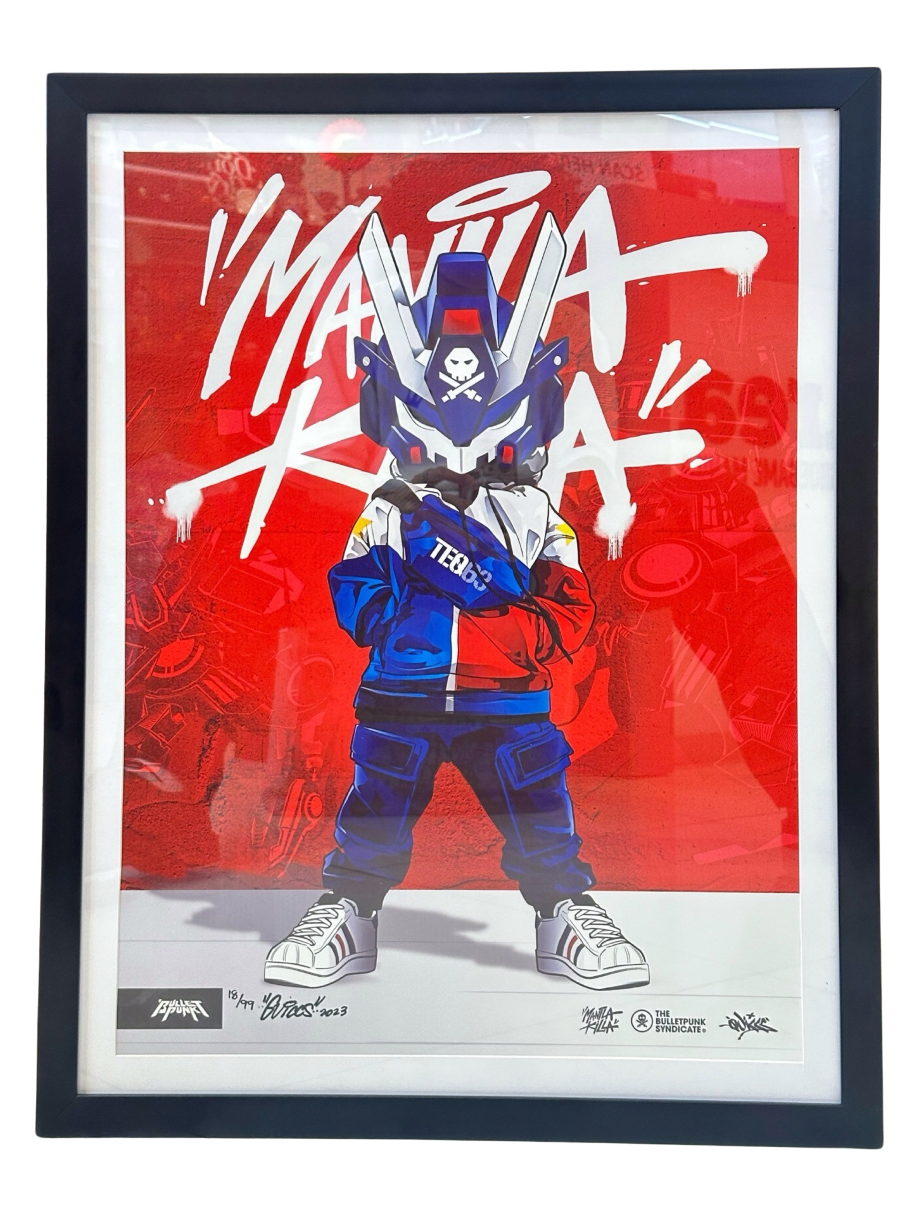 Quiccs Manila Killa 2023 Poster Red (Framed)