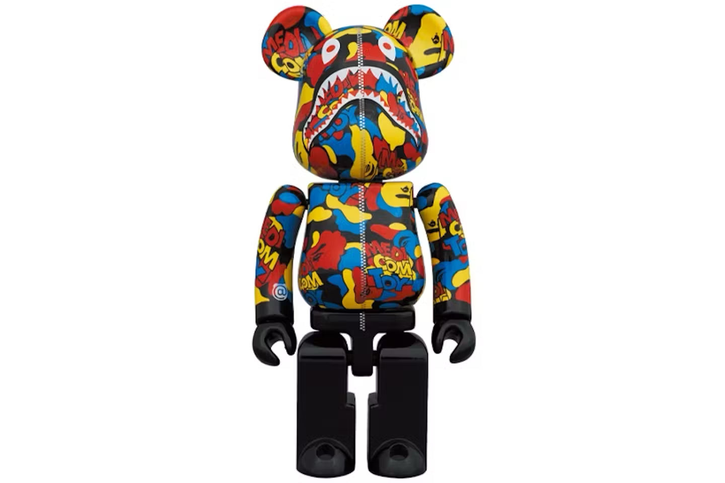 Bearbrick x BAPE Medicom Toy Camo Shark Chogokin 200%