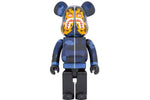 Load image into Gallery viewer, Bearbrick x BAPE Camo Tiger 1000% Navy
