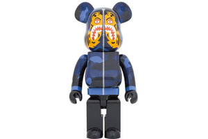 Bearbrick x BAPE Camo Tiger 1000% Navy