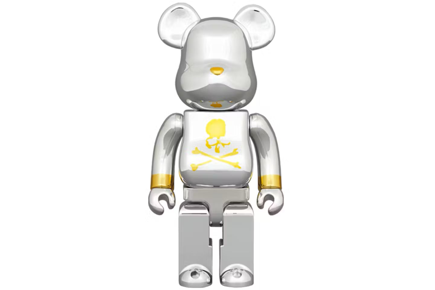 Bearbrick x mastermind JAPAN 1000% Silver