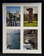 Load image into Gallery viewer, KAWS Monumental Sculptures Postcard (FRAMED)
