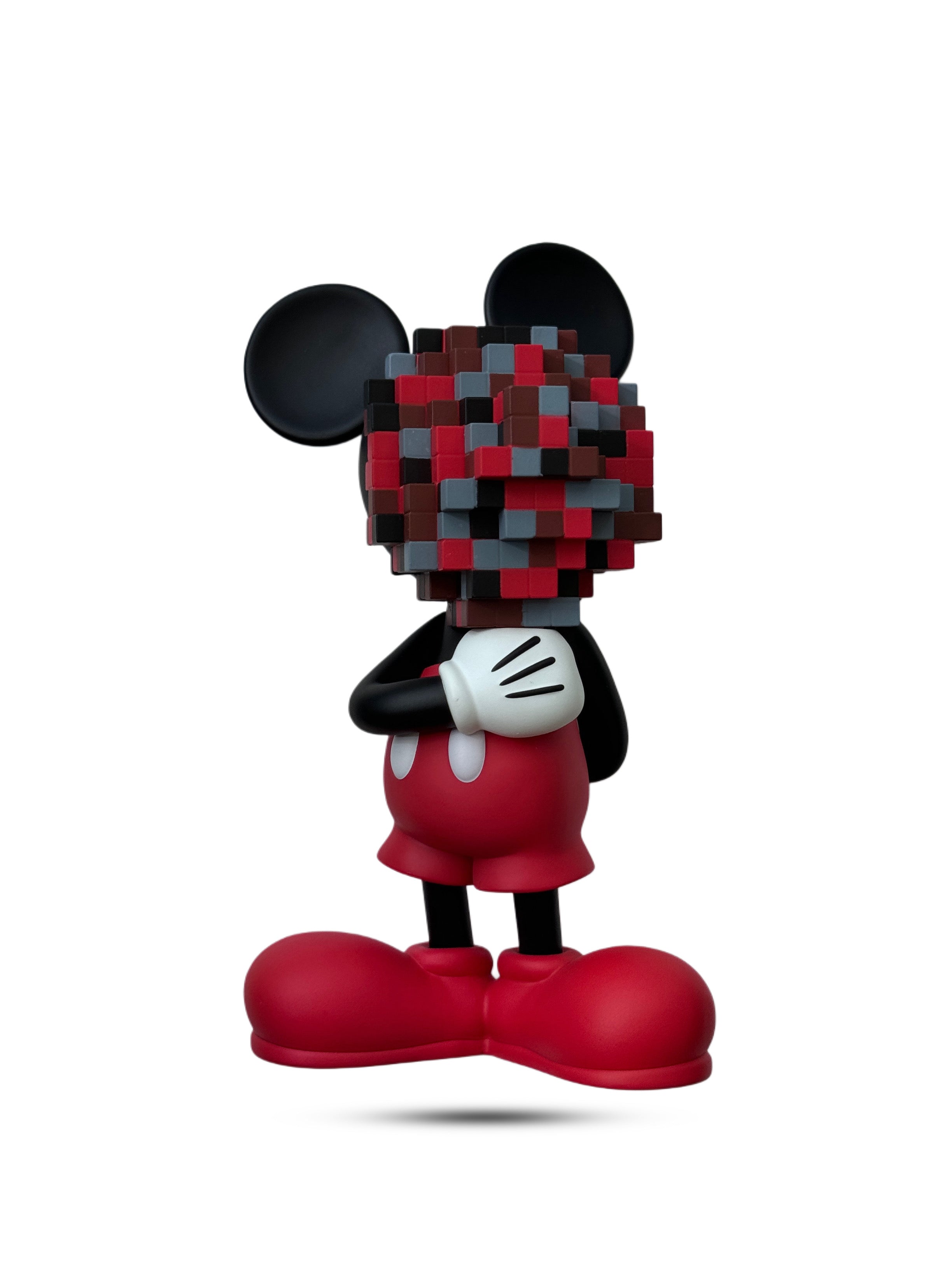 Mickey Mouse (mosaic art style) Milkcargo (Black Red)