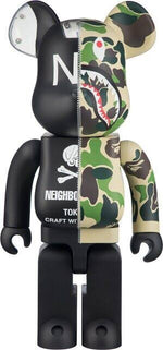 Load image into Gallery viewer, Bearbrick x A Bathing Ape x Neighborhood 1000% Multi
