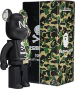 Load image into Gallery viewer, Bearbrick x A Bathing Ape x Neighborhood 1000% Multi
