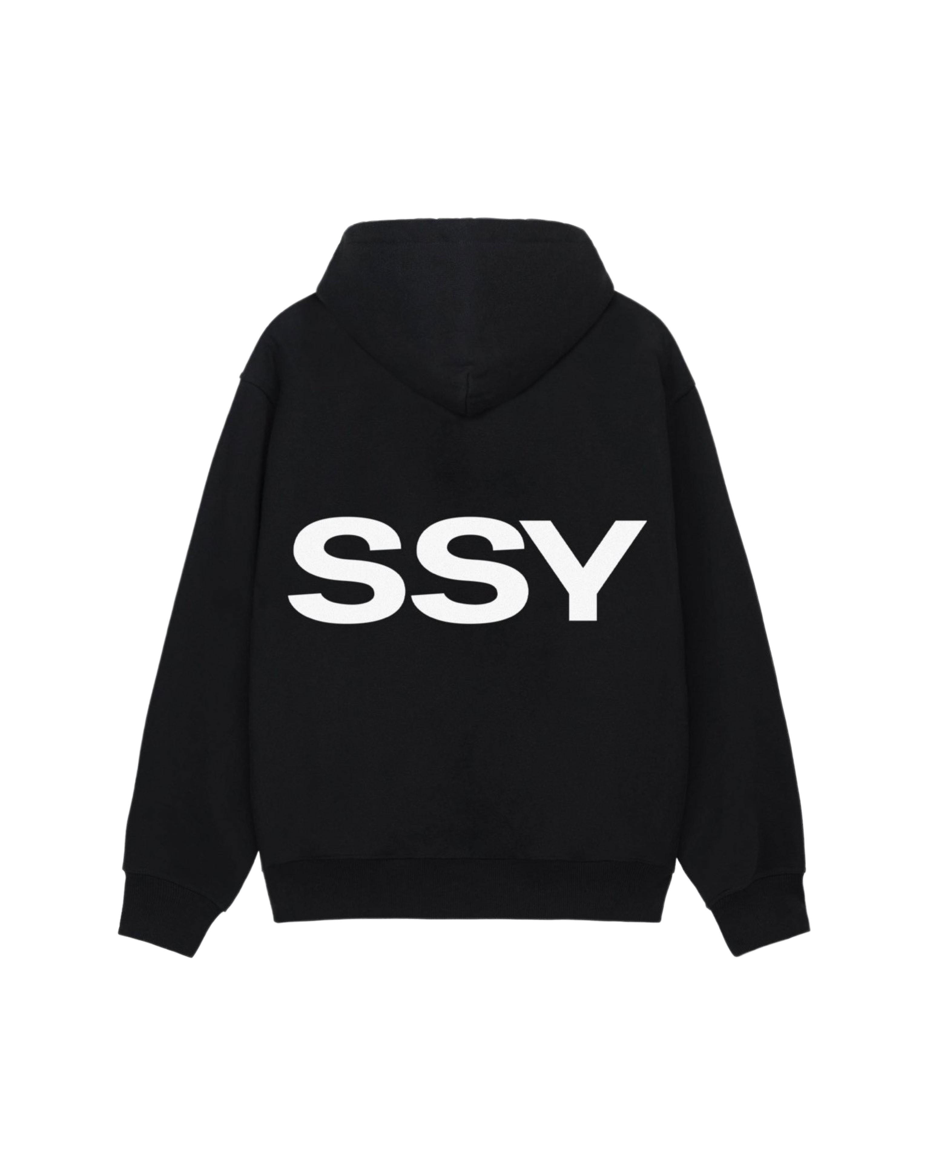 Stussy All Caps Hoodie Black