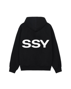 Stussy All Caps Hoodie Black