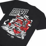 Load image into Gallery viewer, Sgm x Hghmnds &quot;Shoe Empire&quot; Tee Black
