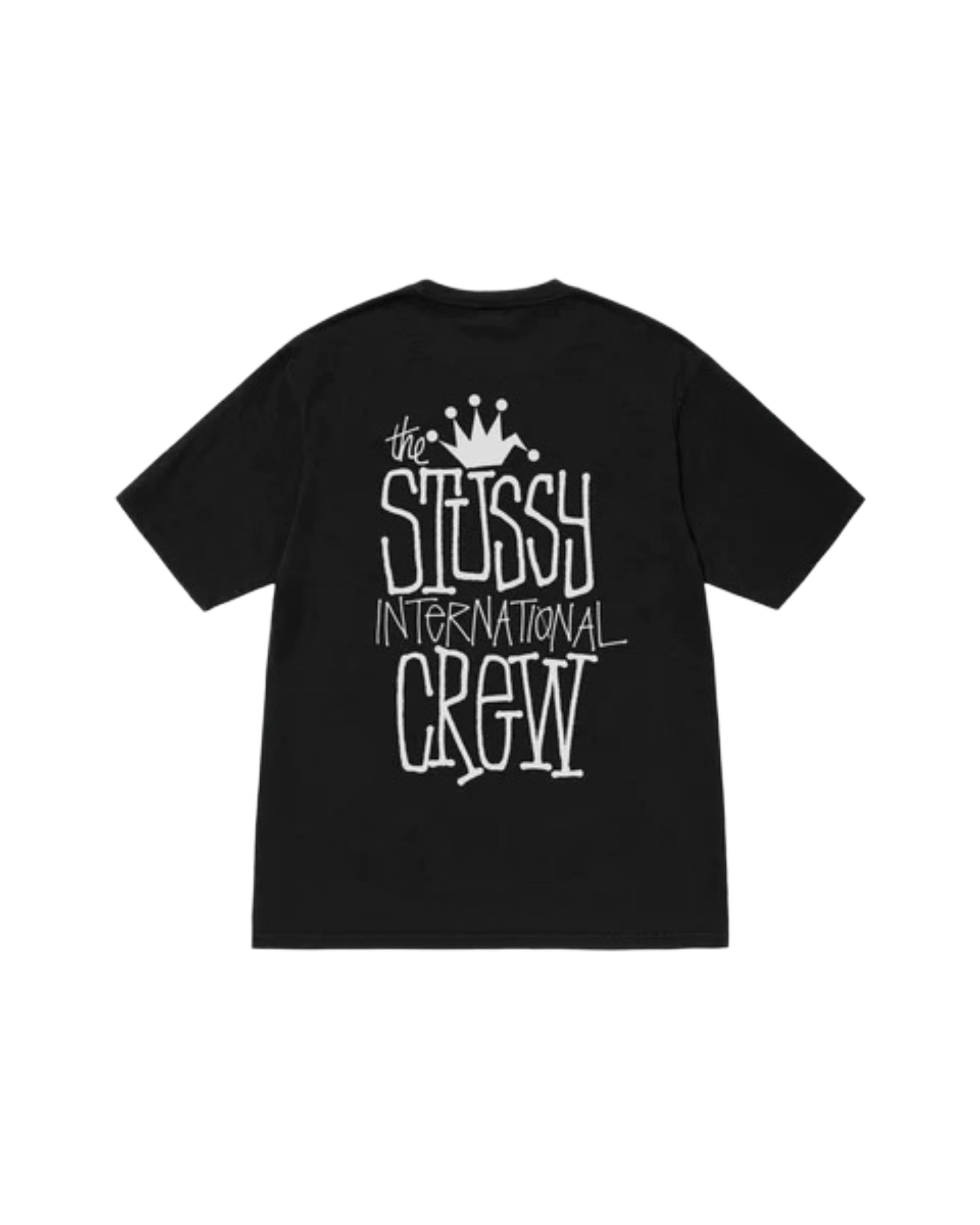 Stussy Crown International Pigment Dyed Black Tee