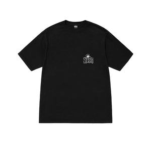 Stussy Crown International Pigment Dyed Black Tee