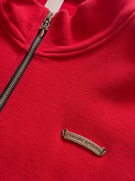 Load image into Gallery viewer, Chrome Hearts Triple Cross Hollywood Quarter Zip Pullover Red (Like New)
