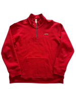 Load image into Gallery viewer, Chrome Hearts Triple Cross Hollywood Quarter Zip Pullover Red (Like New)
