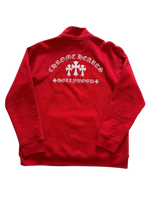 Load image into Gallery viewer, Chrome Hearts Triple Cross Hollywood Quarter Zip Pullover Red (Like New)
