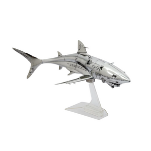 Hajime Sorayama Shark 1/10 Scale Vinyl Figure Silver
