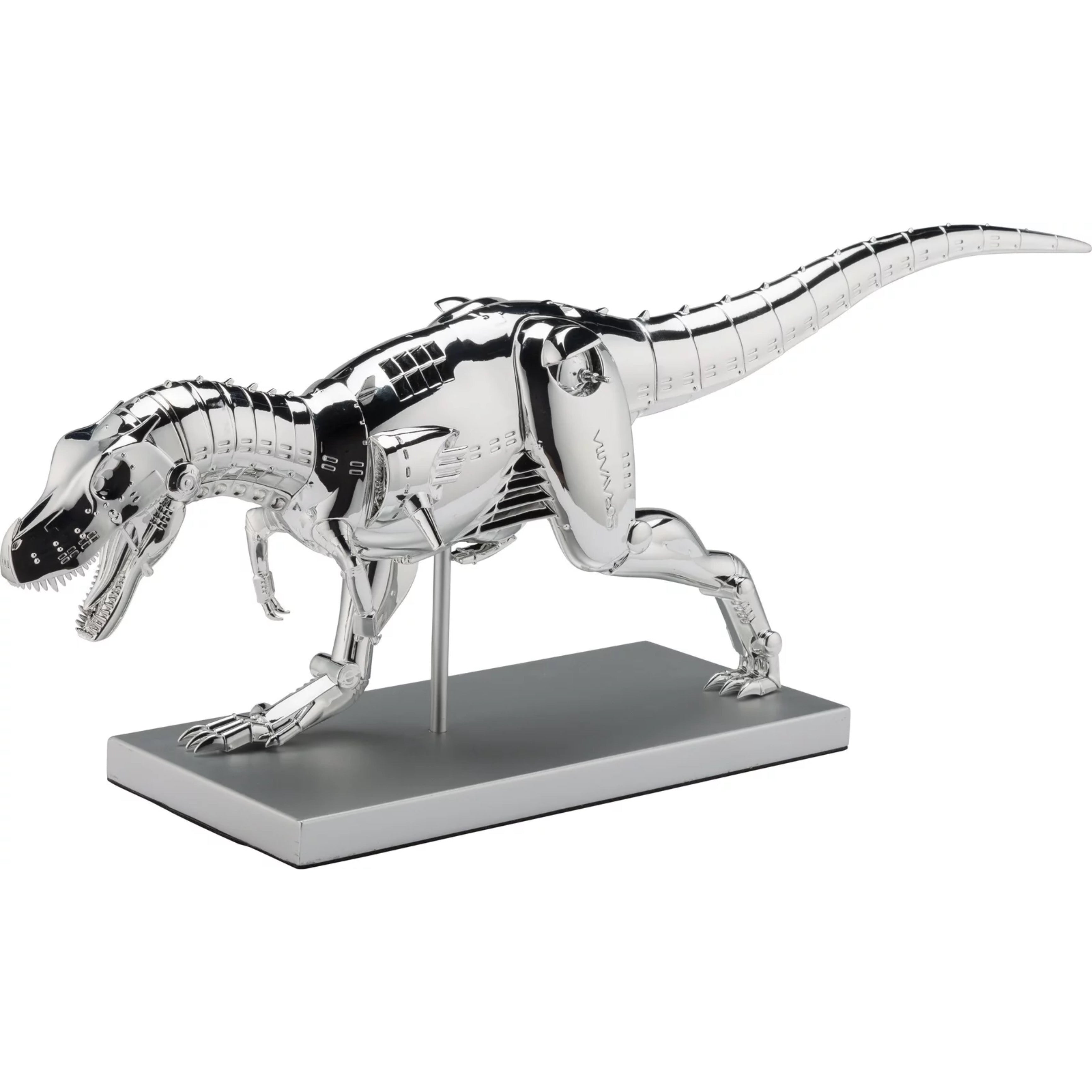 Hajime Sorayama T-Rex Cyborg Dinosaur Figure Silver