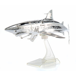 Hajime Sorayama Shark 1/10 Scale Vinyl Figure Silver