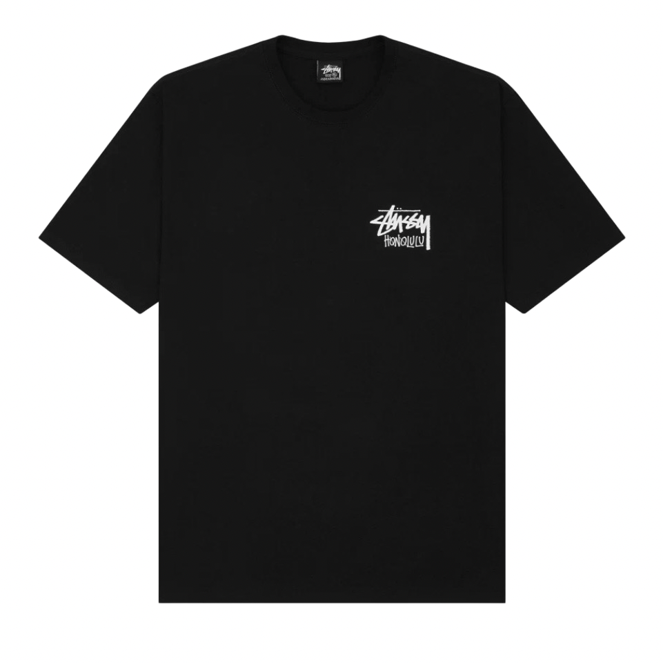 Stussy Honolulu Black Tee