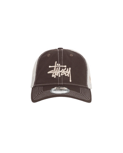 Stussy New Era 9Twenty Basic Trucker Brown – shoegamemanila Stussy New Era 9Twenty Basic Trucker Brown – shoegamemanila