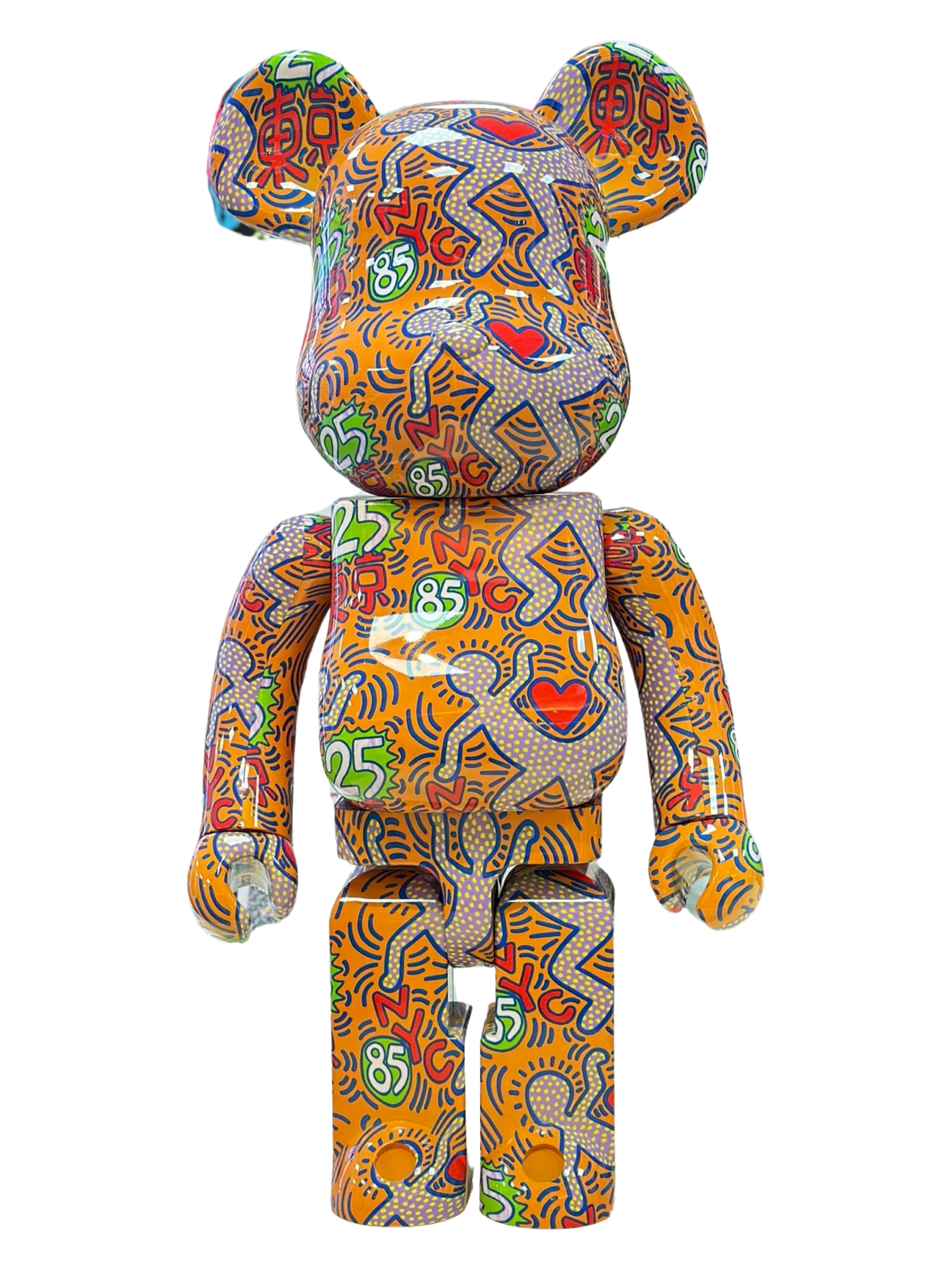 Bearbrick 1000% Keith Haring World Wide Tour 3 "SPECIAL"