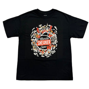 Manila Sneaker Expo 14 Tee Black