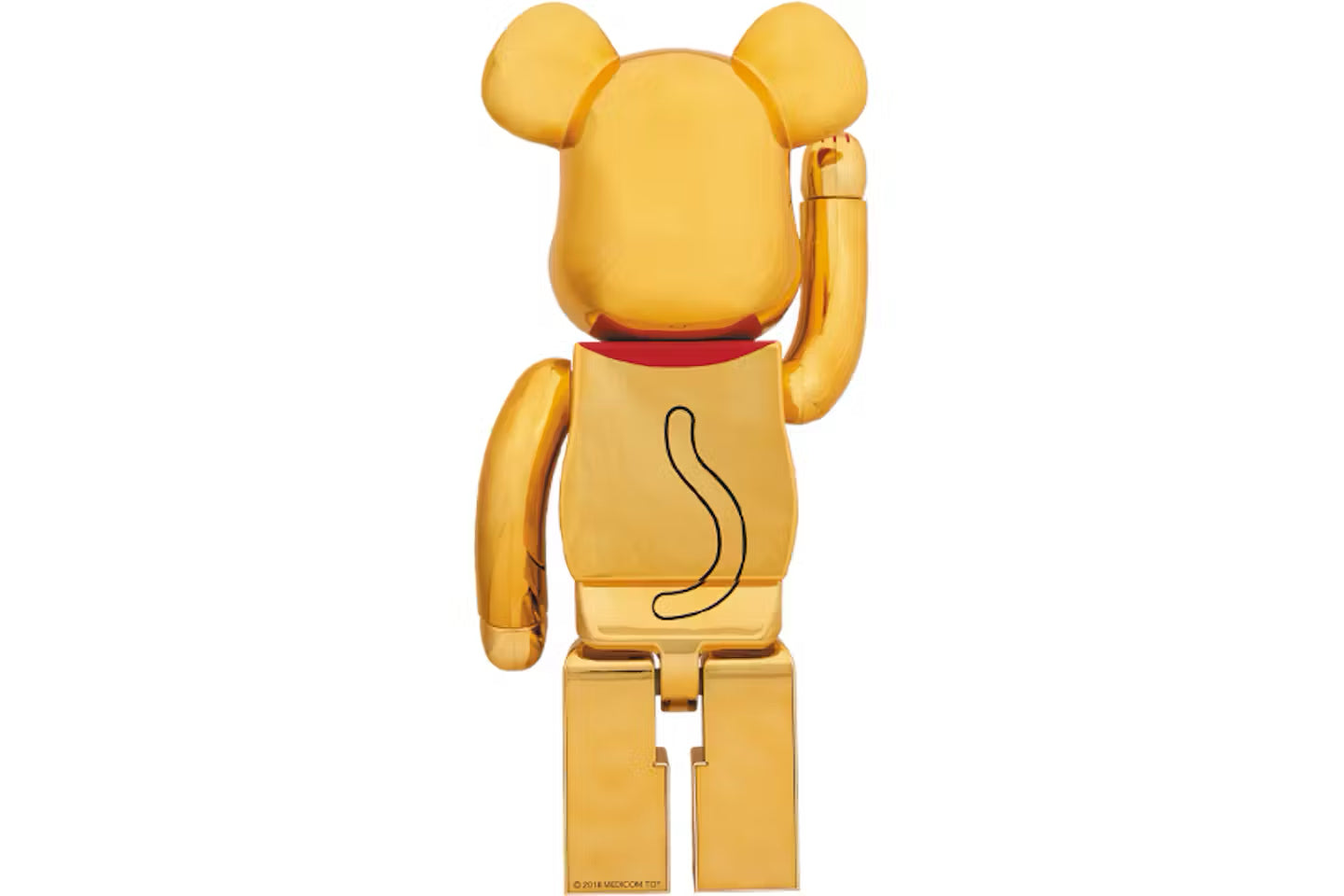 Bearbrick Beckoning Cat 1000% Gold