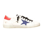 Load image into Gallery viewer, Golden Goose Superstar White Bluette Red
